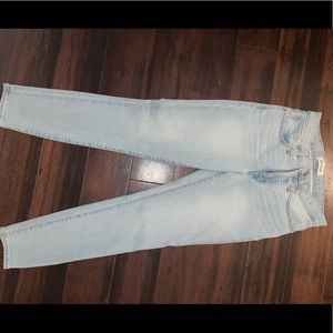 Madewell 9” mid rise skinny crop